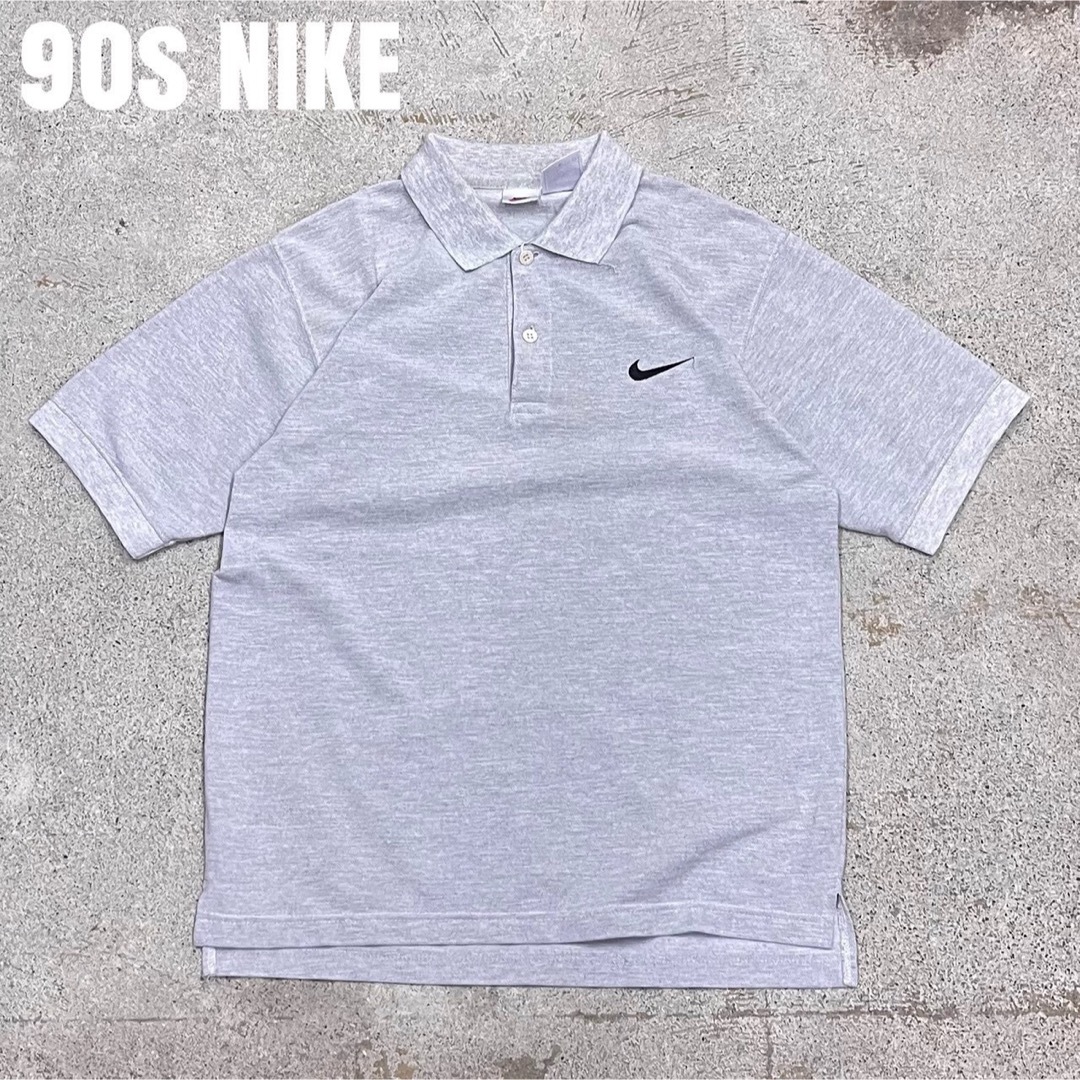 NIKE(ナイキ)の＊7530 90s NIKE ナイキ　白タグ　ワンポイント　ポロシャツ メンズのトップス(ポロシャツ)の商品写真