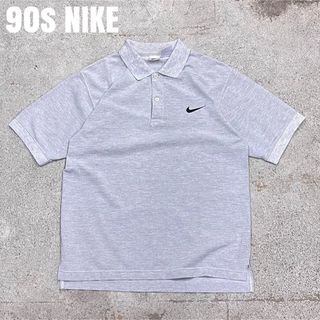 ナイキ(NIKE)の＊7530 90s NIKE ナイキ　白タグ　ワンポイント　ポロシャツ(ポロシャツ)