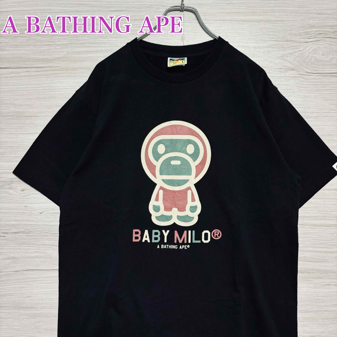 A BATHING APE - 【希少デザイン】アベイシングエイプ Tシャツ L A BATHING APE - 【希少デザイン】アベイシングエイプ Tシャツ L