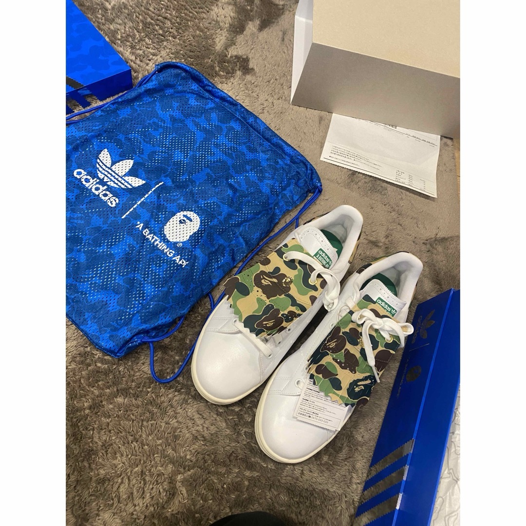 adidas(アディダス)のA BATHING APE x ADIDAS STAN SMITH GOLF メンズの靴/シューズ(スニーカー)の商品写真