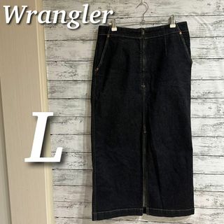 ラングラー(Wrangler)のJS+e Wrangler別注バックレースアップタイトスカート　ロング　デニム(ロングスカート)