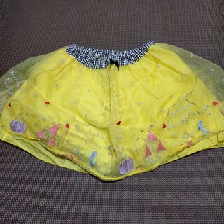 パーティーピック　チュール　スカート　120cm　黄色　女の子(スカート)