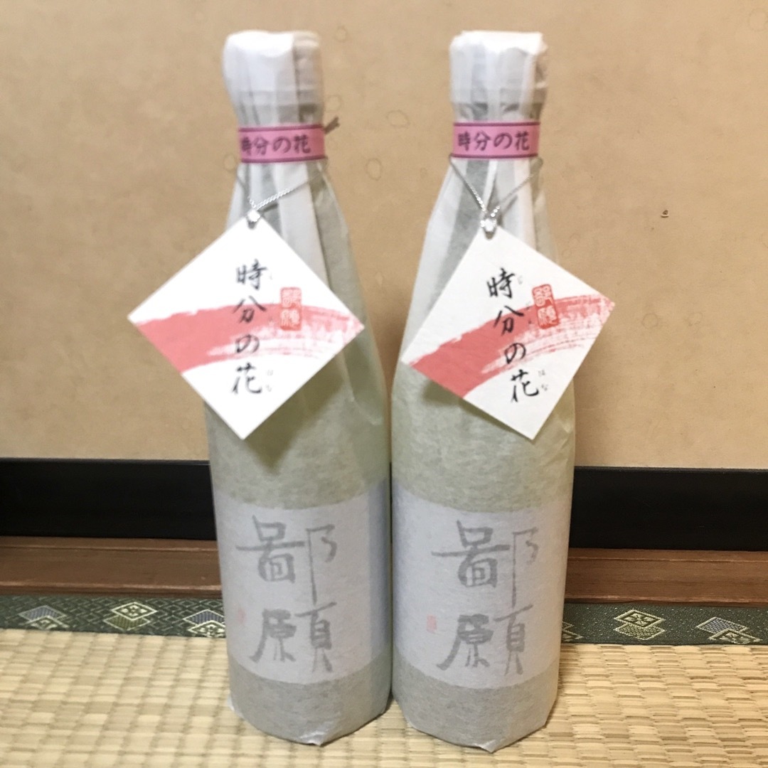 大吟醸　鄙願(ひがん) 時分の花　2本セット　500ml 食品/飲料/酒の酒(日本酒)の商品写真