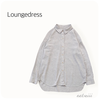 ラウンジドレス(Loungedress)のLoungedress ラウンジドレス . 金ボタン オーバーサイズ ブラウス(シャツ/ブラウス(長袖/七分))