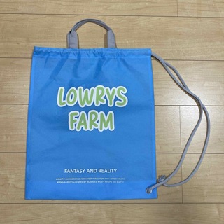 【LOWRYS FARM】限定ショッパー　ブルー