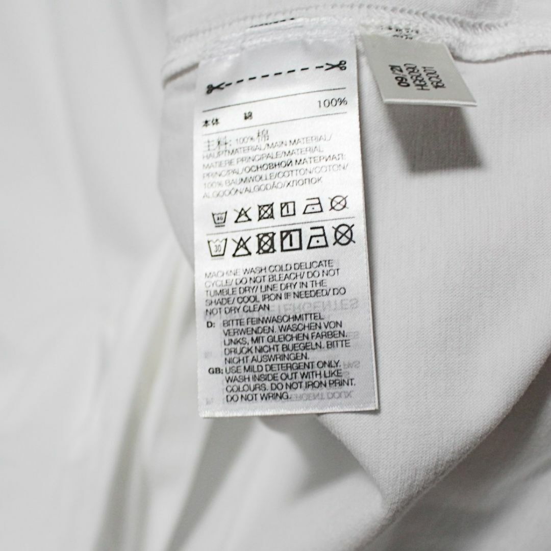 Y-3(ワイスリー)の新品 Y3 スリーストライプ バックロゴ オーバーサイズTシャツ Lサイズ メンズのトップス(Tシャツ/カットソー(半袖/袖なし))の商品写真