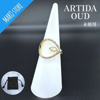 【未使用】ARTIDA OUD lotus レインボームーンストーン リング(リング(指輪))