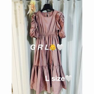 グレイル(GRL)の🐰🤍G R L パフスリーブワンピース👗🤍🐰(ロングワンピース/マキシワンピース)