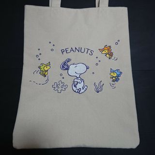 SNOOPY - しまむら PEANUTS スヌーピー キャンバストートバッグ 辰年