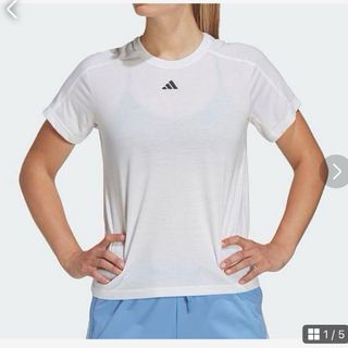 アディダス(adidas)のadidas アディダス　レディース　半袖Tシャシ　XL O ホワイト　未使用(Tシャツ/カットソー(半袖/袖なし))