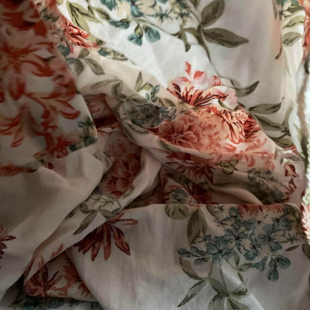 ZARA - I ZARA ザラ BASIC ベーシック 花柄 ワンピース シャツ ロング ZARA - I ZARA ザラ BASIC ベーシック 花柄 ワンピース シャツ ロング