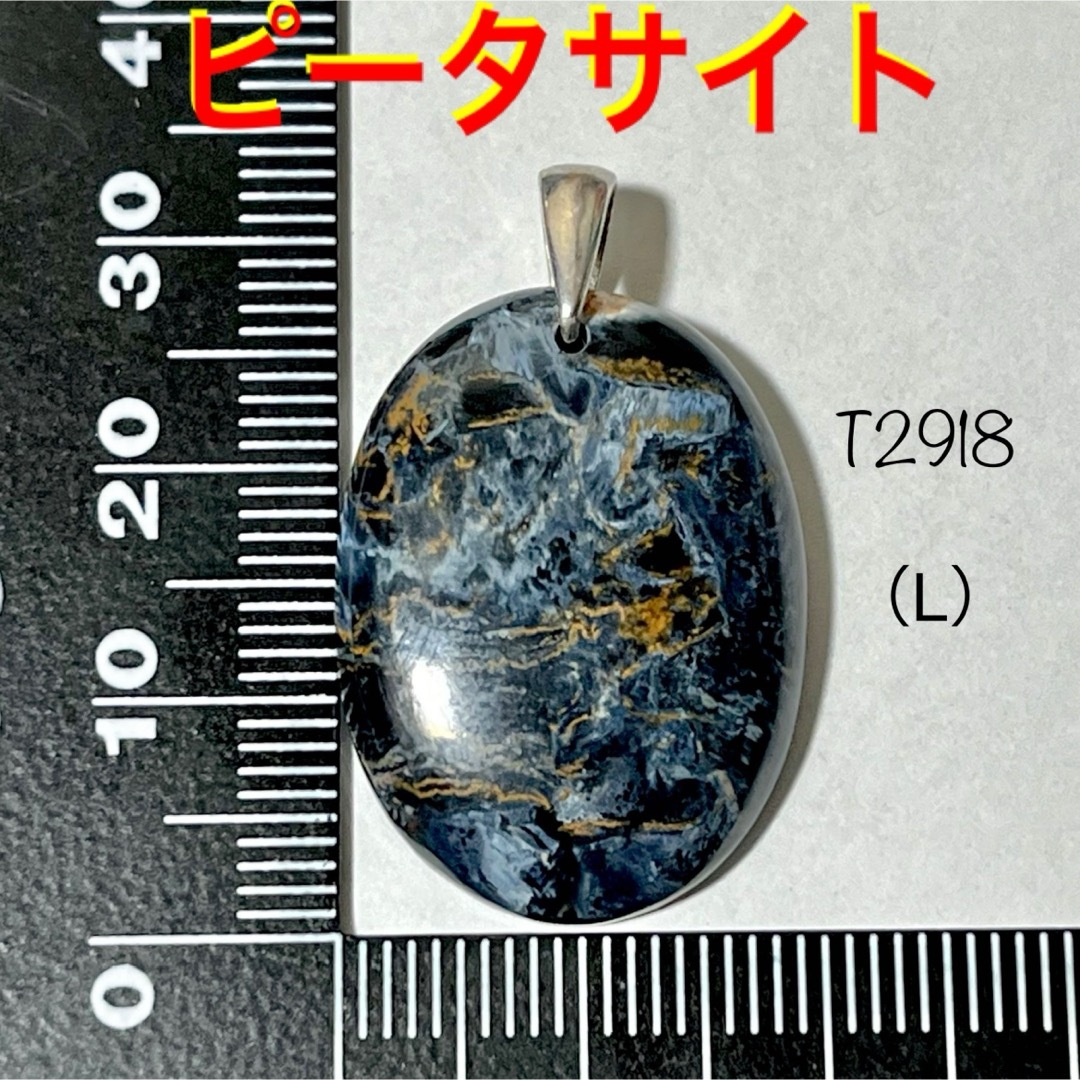 天然石 ピータサイト ペンダントトップ （L） 激安 レディースのアクセサリー(ネックレス)の商品写真