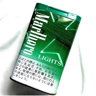 Marlboro   LIGHTS   マルボロ　灰皿缶  たばこ