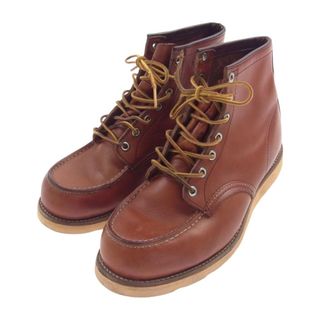 レッドウィング(REDWING)のRED WING レッドウィング ブーツ 875-1 USA製 アイリッシュセッター 80s~90s カンヌキ無 犬タグ モックトゥ ブーツ ブラウン系 81/2EE【中古】(ブーツ)