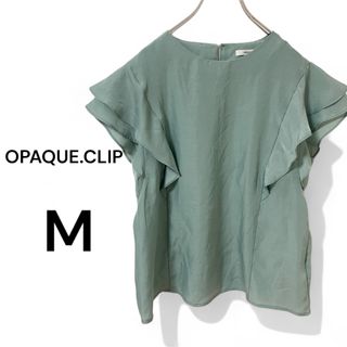 OPAQUE.CLIP - オペークドットクリップ レディース トップス 半袖 ノースリーブ ブラウス m