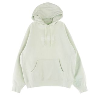 Supreme - Supreme シュプリーム パーカー 23AW Box Logo Hooded Sweatshirt ボックスロゴ フード パーカー スウェット ライトグリーン系 M【中古】