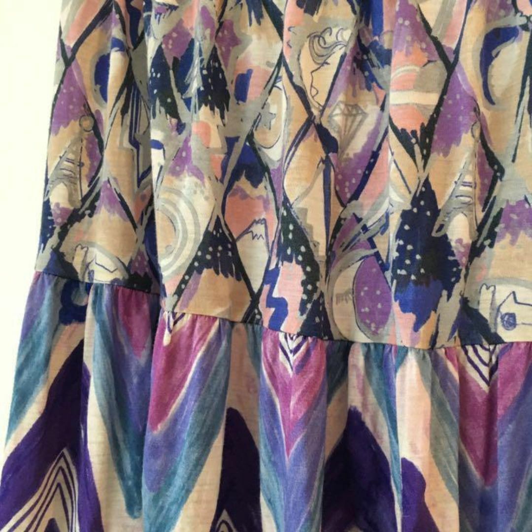 B ツモリチサト TSUMORICHISATO スカート 花柄 総柄 ロング レディースのスカート(ロングスカート)の商品写真