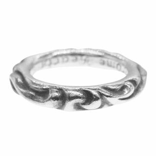 クロムハーツ(Chrome Hearts)のCHROME HEARTS クロムハーツ（原本無） リング SCRL BAND スクロール バンド リング シルバー系 19号【中古】(リング(指輪))