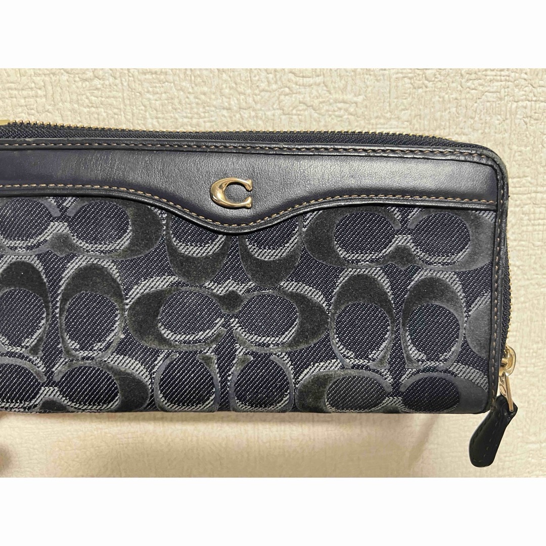 COACH(コーチ)のCOACH デニム生地 長財布 レディースのファッション小物(財布)の商品写真