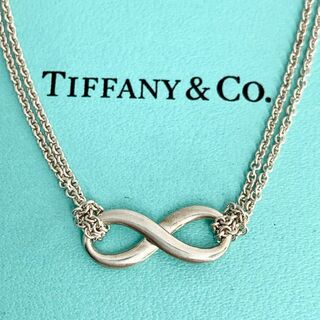 ティファニー(Tiffany & Co.)のティファニー インフィニティ ダブルチェーン ネックレス AG925 cj3(ネックレス)