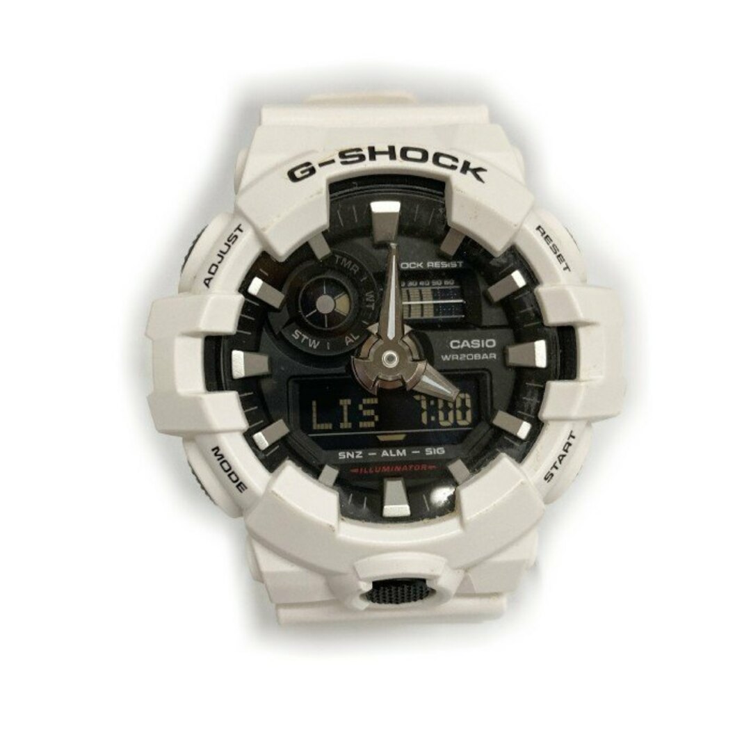 CASIO(カシオ)の★CASIO カシオ G-SHOCK ジーショック GA-700-7A 腕時計 クオ―ツ アナデジ カレンダー 多機能 ホワイト メンズの時計(腕時計(アナログ))の商品写真