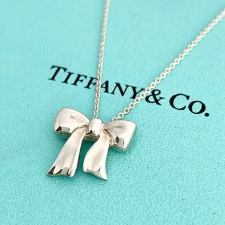 ティファニー(Tiffany & Co.)のTIFFANY&Co. ティファニー リボン ネックレス ペンダント cp3(ネックレス)