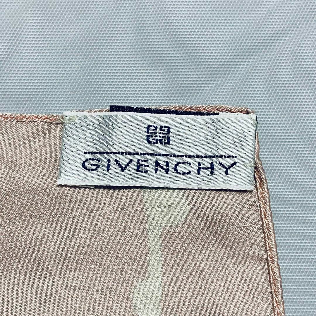 GIVENCHY(ジバンシィ)の★GIVENCHY★ ロングスカーフ シフォン 花 ストライプ シルク ピンク レディースのファッション小物(バンダナ/スカーフ)の商品写真