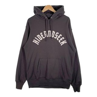 ハイドアンドシーク(HIDE AND SEEK)のHIDE AND SEEK ハイドアンドシーク 23AW Team Hooded Sweat Shirt プルオーバースウェットパーカー チャコールグレー HC-100623 Size L(パーカー)