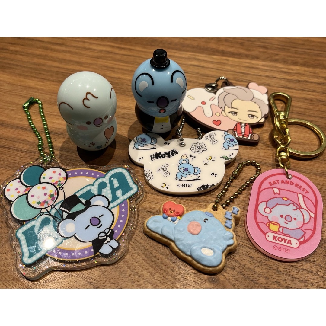 BT21(ビーティーイシビル)のBT21 KOYAキーホルダー エンタメ/ホビーのアニメグッズ(キーホルダー)の商品写真