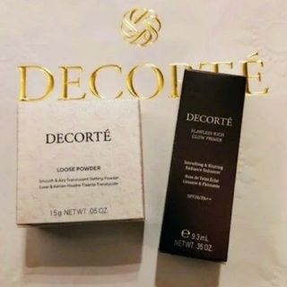 コスメデコルテ(COSME DECORTE)のコスメデコルテ　ルースパウダー02　化粧下地　ミニサイズ　2点(フェイスパウダー)