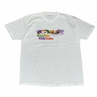 Hanes 半袖Tシャツ ボウリング イベント 募金活動 白T c51