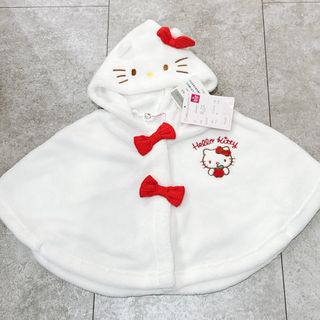 サンリオ - キティちゃん 新品タグ付き アウター ポンチョ キッズ ベビー 70-90cm