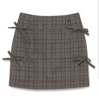 即完売 andmary Hanna check mini skirt S