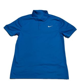 ナイキ(NIKE)のNIKE GOLF ポロシャツ 水色 M(ウエア)