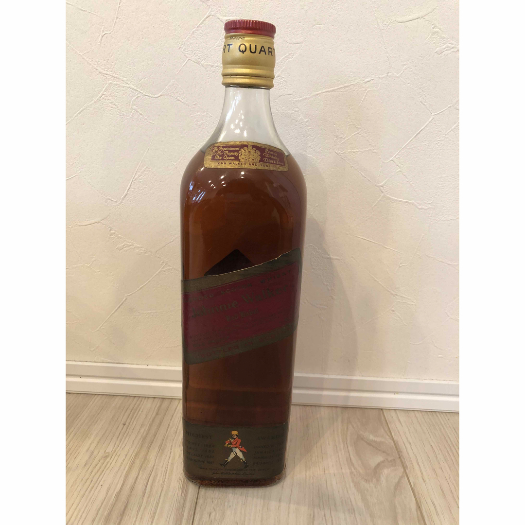 ジョニーウォーカー JOHNNIE WALKER 古酒 ウイスキー　レッドラベル 食品/飲料/酒の酒(ウイスキー)の商品写真