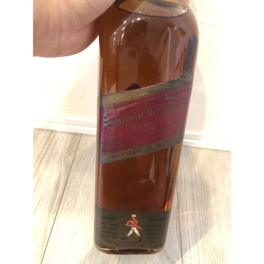 ジョニーウォーカー JOHNNIE WALKER 古酒 ウイスキー　レッドラベル 食品/飲料/酒の酒(ウイスキー)の商品写真