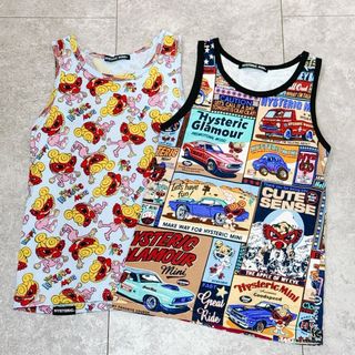 ヒステリックミニ(HYSTERIC MINI)のヒステリックミニ ノースリーブ タンクトップ 2枚 おまとめ 120cm(Tシャツ/カットソー)