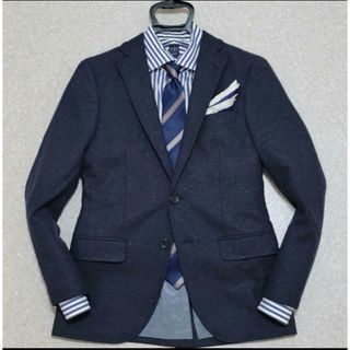 ユナイテッドアローズグリーンレーベルリラクシング(UNITED ARROWS green label relaxing)のグリーンレーベルリラクシング　テーラードジャケット　42 xs ネイビー(テーラードジャケット)