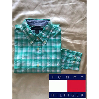 トミーヒルフィガー(TOMMY HILFIGER)のトミーヒルフィガー　ボタンダウン　メンズチェックシャツ　長袖(シャツ)
