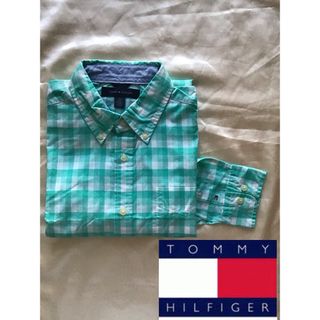 TOMMY HILFIGER - トミーヒルフィガー　ボタンダウン　メンズチェックシャツ　長袖