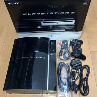 プレイステーション3(PlayStation3)のPS3 CECHA00 本体セット 動作良好最高品 外箱付き ps1.2.3OK(家庭用ゲーム機本体)