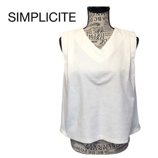 Simplicite - SIMPLICITE シンプリシテェ　ノースリーブ