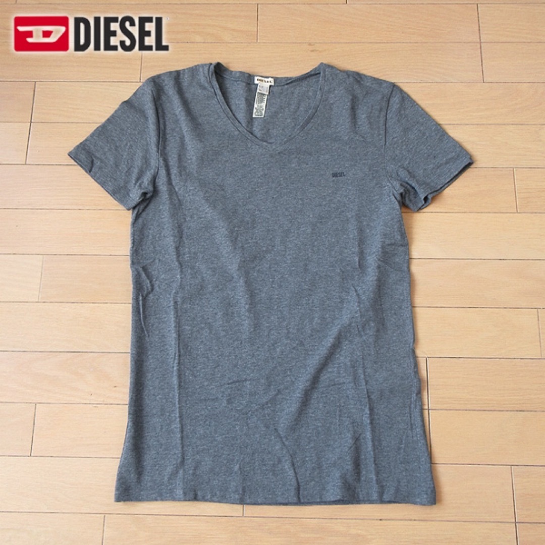美品 S ディーゼル DIESEL メンズ 半袖Tシャツ グレー 美品 S ディーゼル DIESEL メンズ 半袖Tシャツ グレー