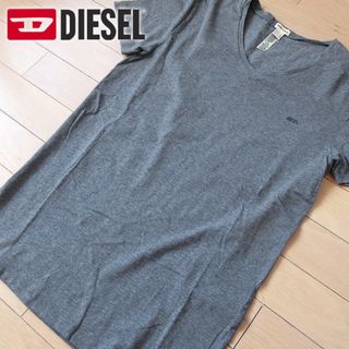 ディーゼル(DIESEL)の美品 S ディーゼル DIESEL メンズ 半袖Tシャツ グレー(Tシャツ/カットソー(半袖/袖なし))