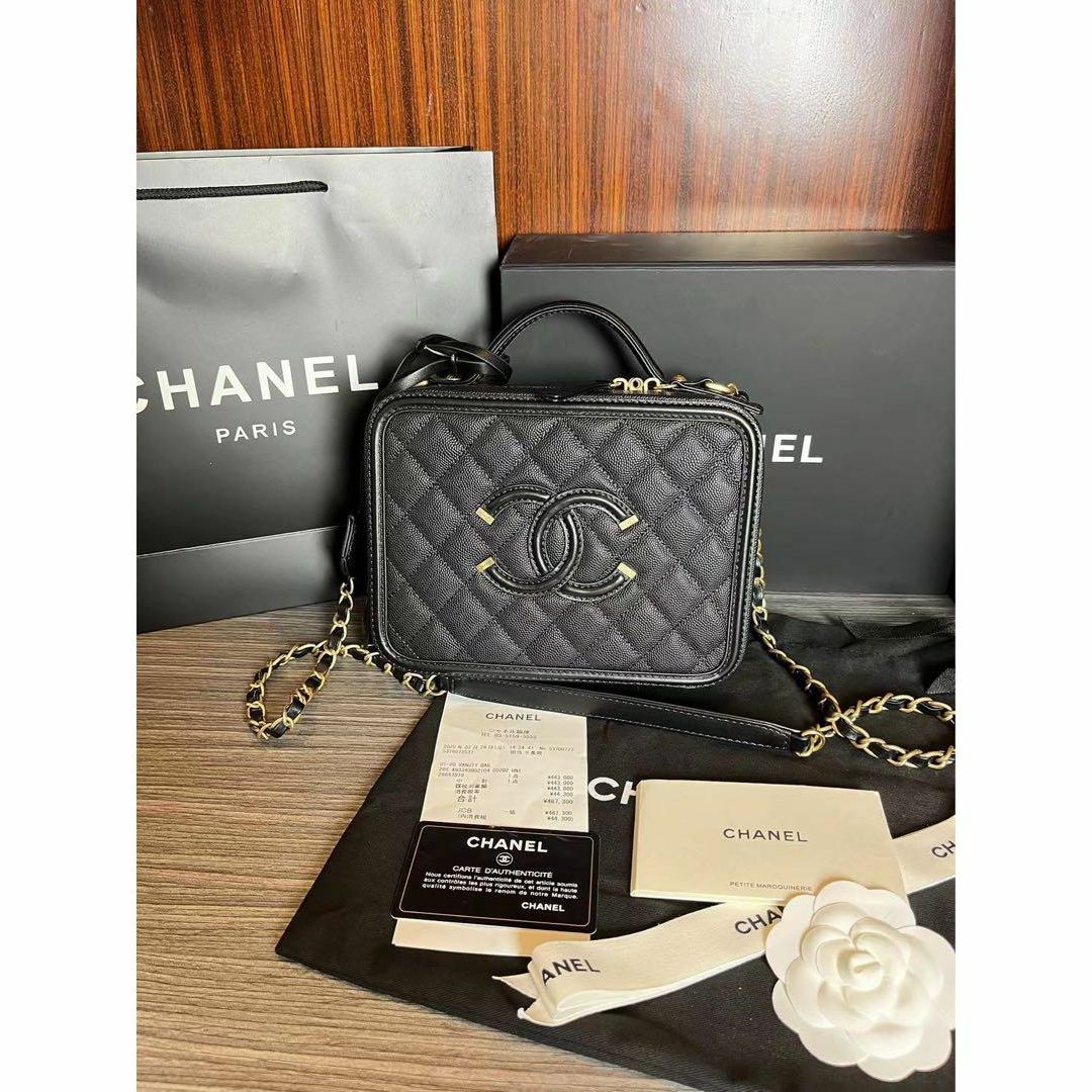 CHANEL - CHANEL キャビアスキン バニティ バッグの通販 by ヤスジ's CHANEL - CHANEL キャビアスキン バニティ バッグの通販 by ヤスジ's