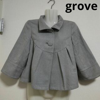 grove - grove  スプリングコート ショート丈 ボレロジャケット