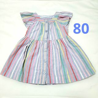 ベビーギャップ(babyGAP)のGAP　ベビー　ワンピース　80(ワンピース)