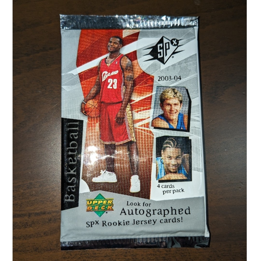 NBA●2003-04 SPx●1Pack（パック）●未開封 エンタメ/ホビーのトレーディングカード(Box/デッキ/パック)の商品写真