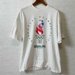 シングルステッチ　1992年コピーライト　90Ｓ　アトランタオリンピック　古着(Tシャツ/カットソー(半袖/袖なし))