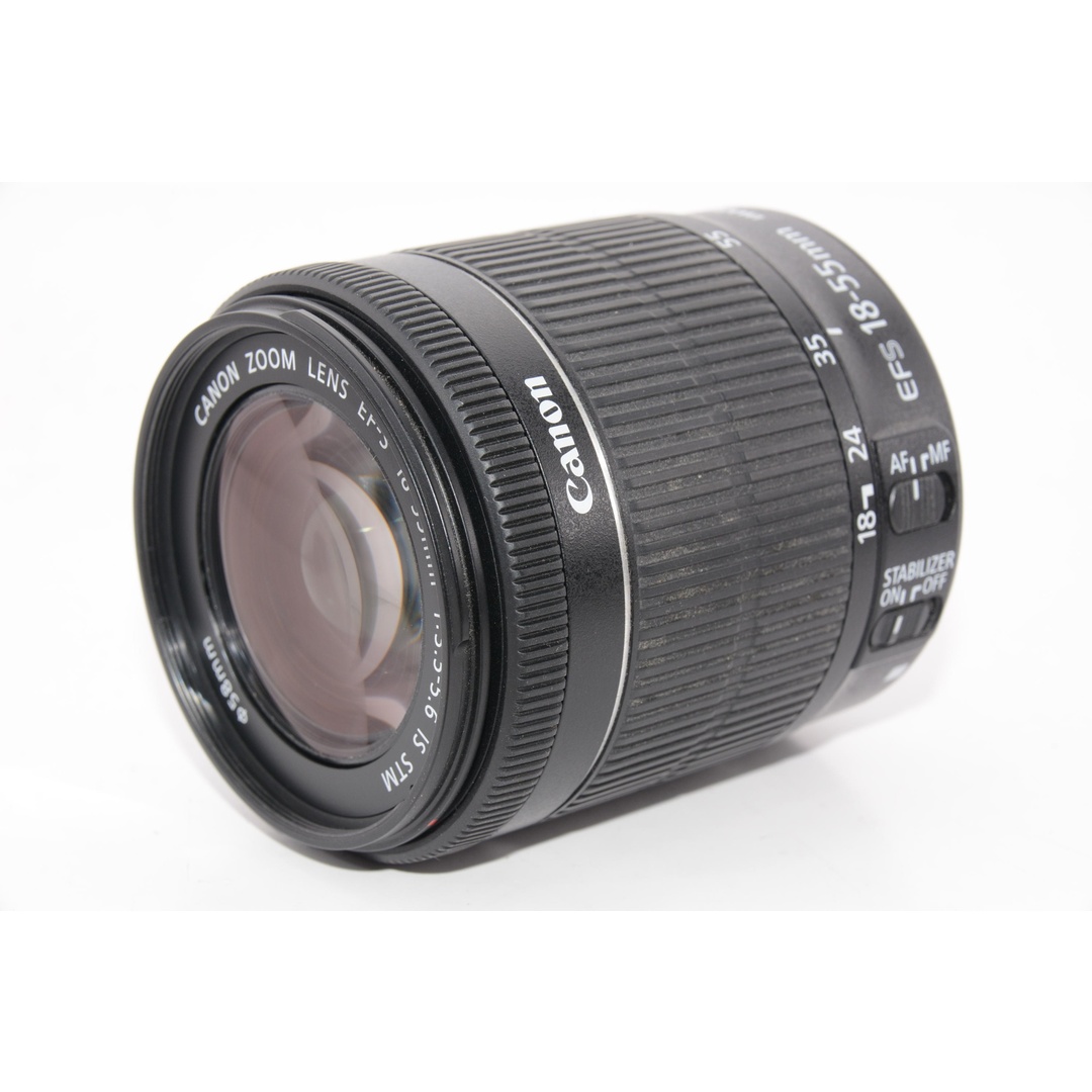 【オススメ】Canon デジタル一眼レフカメラ EOS Kiss X7 レンズキット EF-S18-55mm F3.5-5.6 IS STM付属 KISSX7-1855ISSTMLK スマホ/家電/カメラのカメラ(デジタル一眼)の商品写真